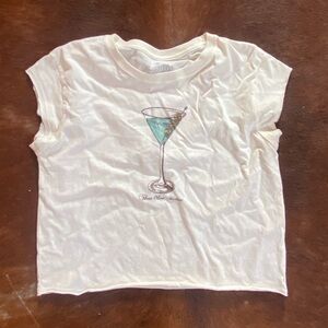 Olive martini graphic tee